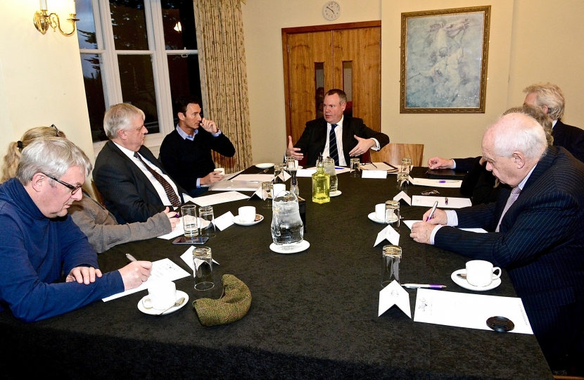 Conor with representatives from the Bournemouth Hotels and Accommodation Association.