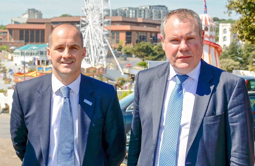 Conor pictured with Minister for the Northern Powerhouse & Local Growth, Jake Berry MP. 