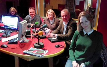 Conor on Radio 4 with Carolyn Quinn, Tommy Sheppard, Barbara Keeley and Kate McCann.