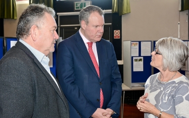 Conor pictured alongside Martyn Underhill, Dorset Police & Crimes Commissioner. 