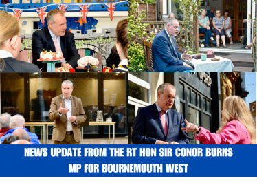 News update from the Rt Hon Sir Conor Burns MP
